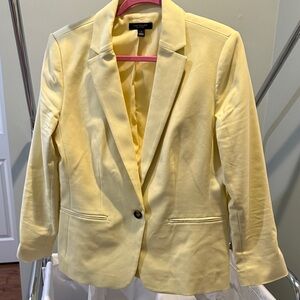 Ann Taylor Light Yellow Blazer